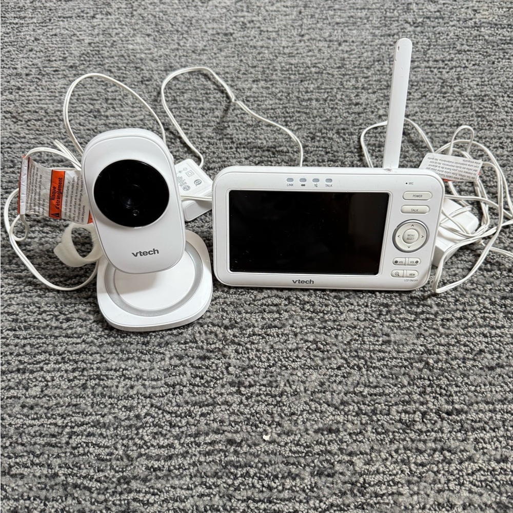 VTech White Baby Monitor Set